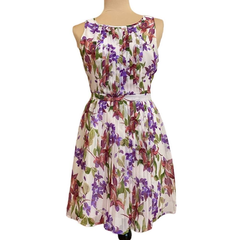 Jack. Floral Print Sleeveless Dress Size 4
